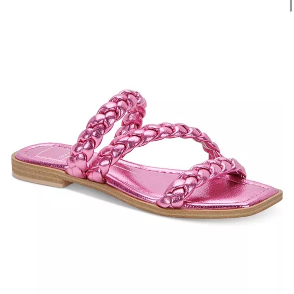 Dolce Vita | Iman asymmetrical braided band slide sandals